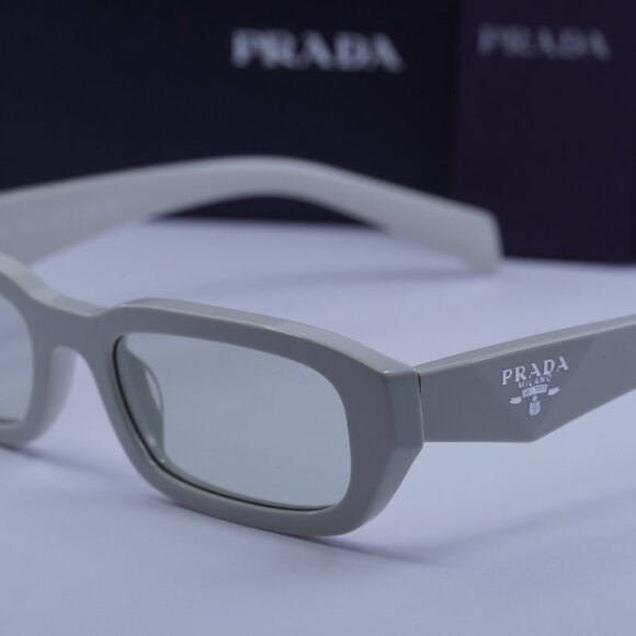 Prada PRB06S 26A40I Rectangle Sunglasses – Dust\\Light Grey main image 10